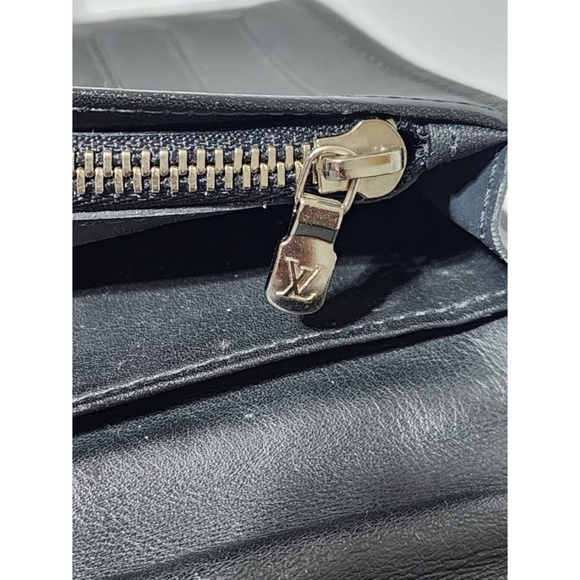 Authentic Louis Vuitton 2013 Damier Infini Brazza Wallet Grey/Black - Picture 8 of 14